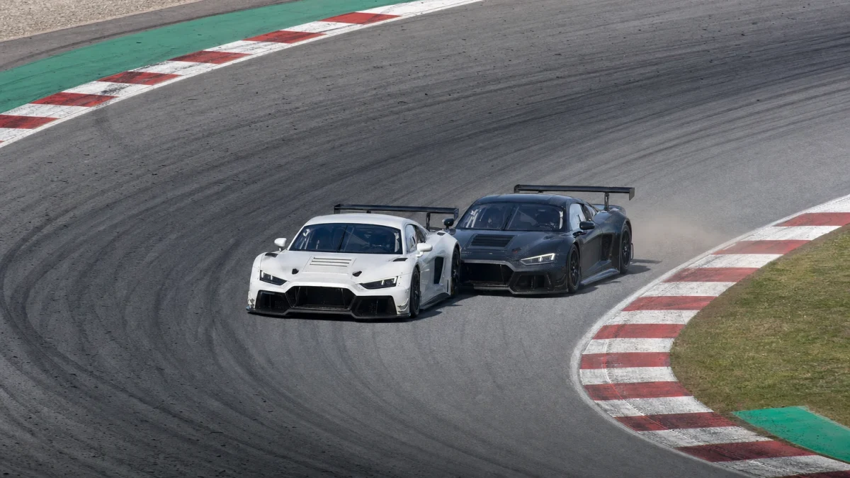 Motorsportmiljö som illustrerar dtm