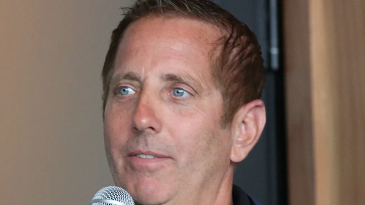 Greg Biffle, amerikansk NASCAR-förare, på Örebro Race Day
