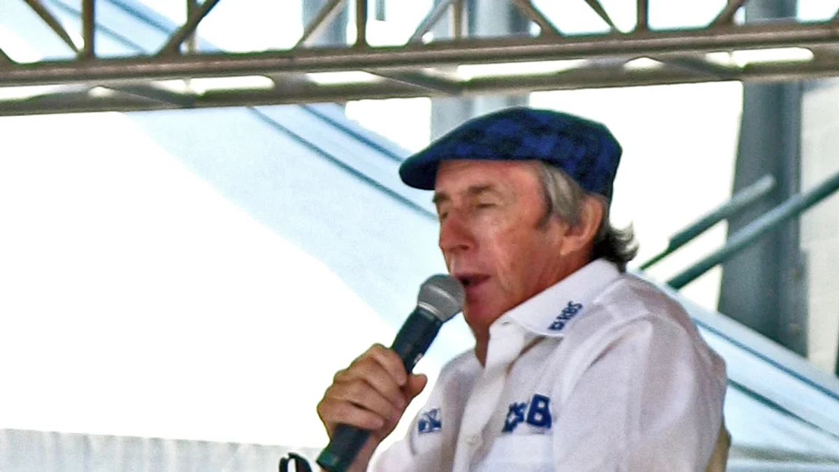 Jackie Stewart, motorsportprofil på Örebro Race Day