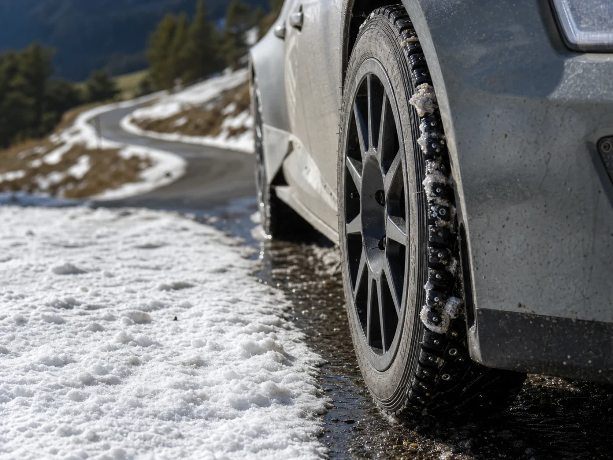 Motorsportmiljö som illustrerar monte carlo rally