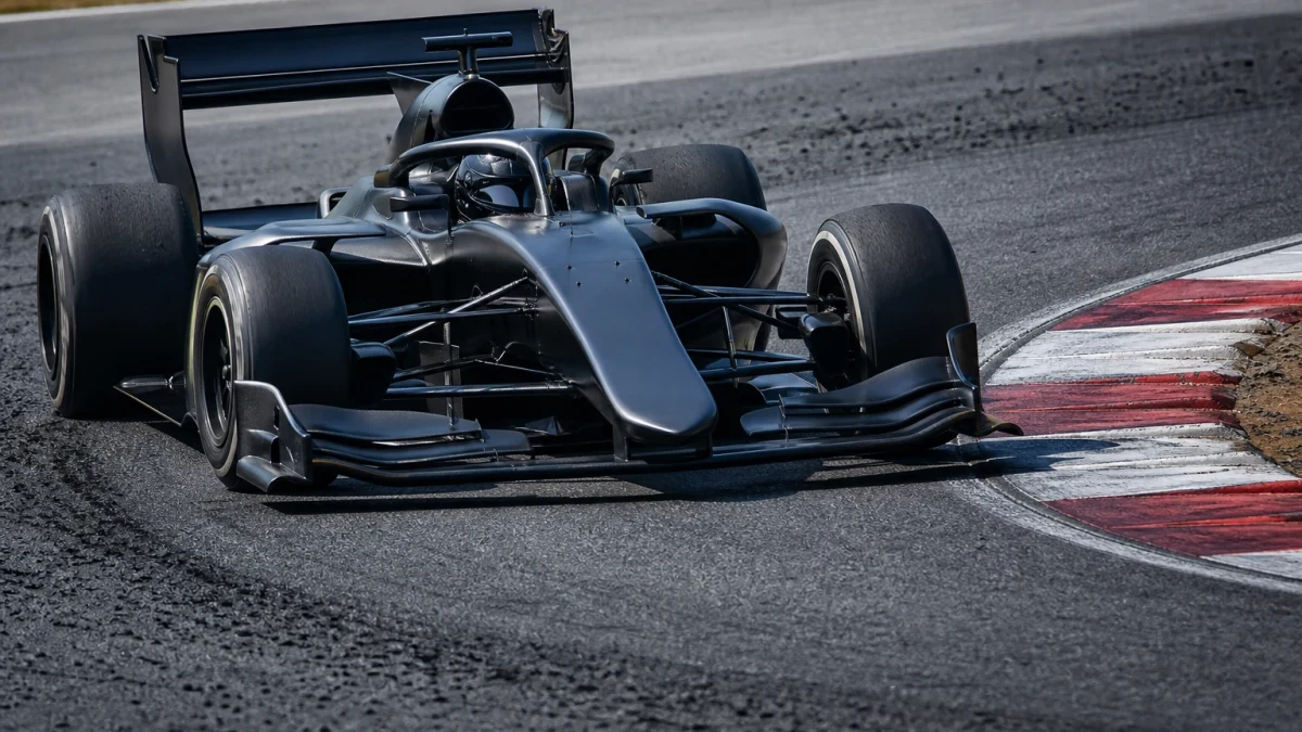 Motorsportmiljö som illustrerar Super Formula